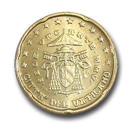 20 Cent Sede Vacante 2005 UNC Vaticaan